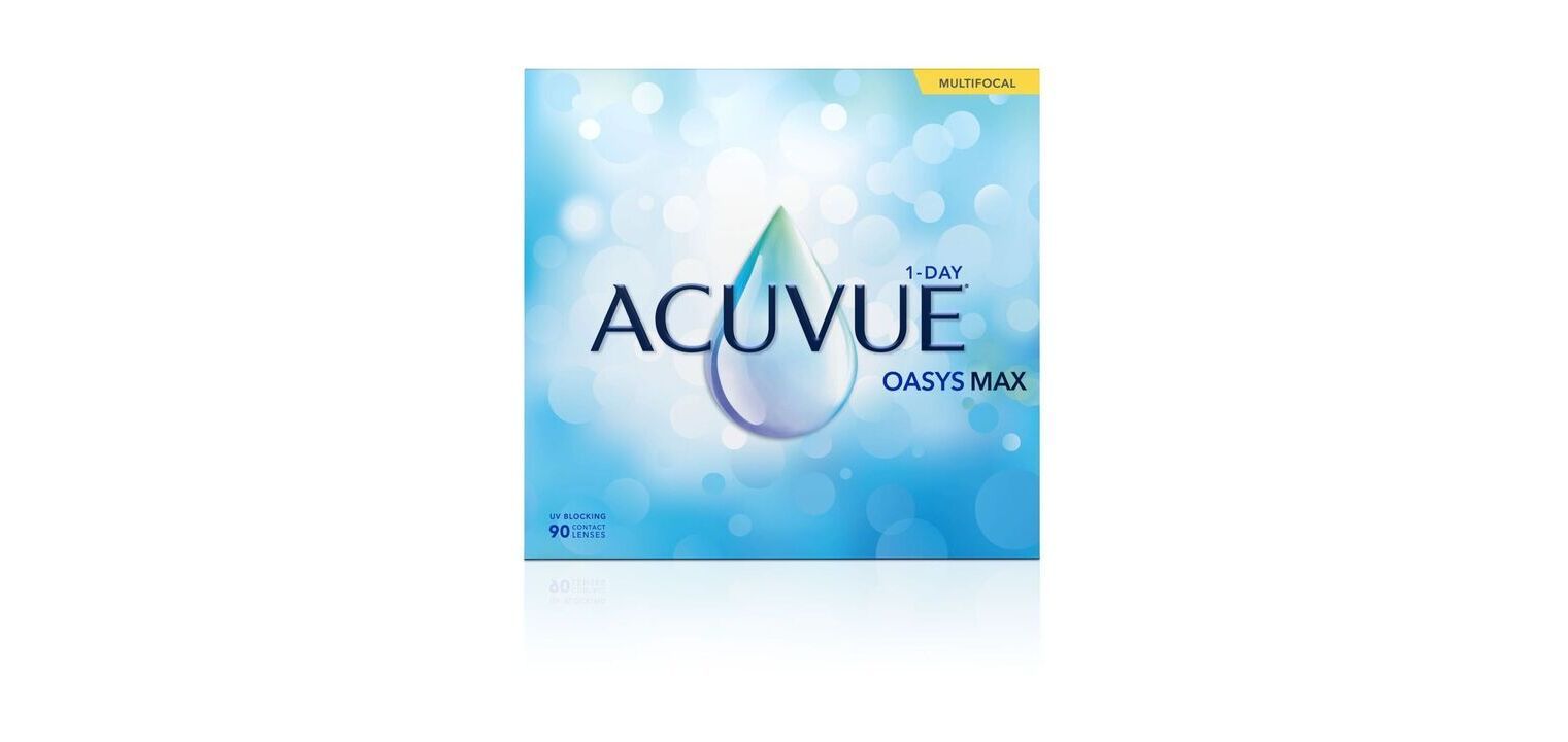 Lentilles de contact Acuvue 1-Day Acuvue Oasys Max Multifocal