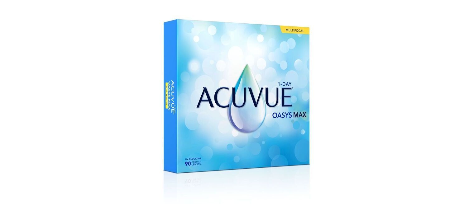 1-Day Acuvue Oasys Max Multifocal - 90er Schachtel - Tageslinsen