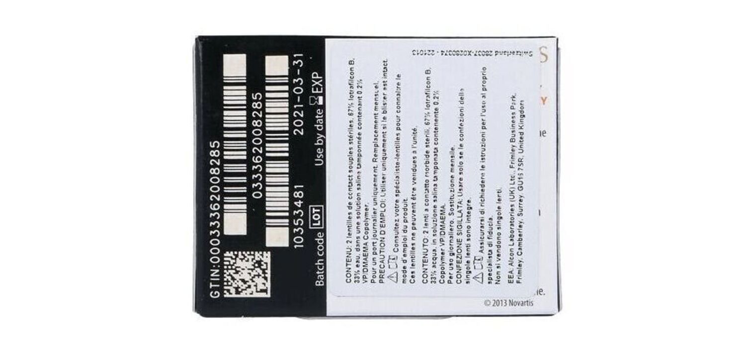 Lenti a contatto Air Optix AirOptix Colors Plano McOptic