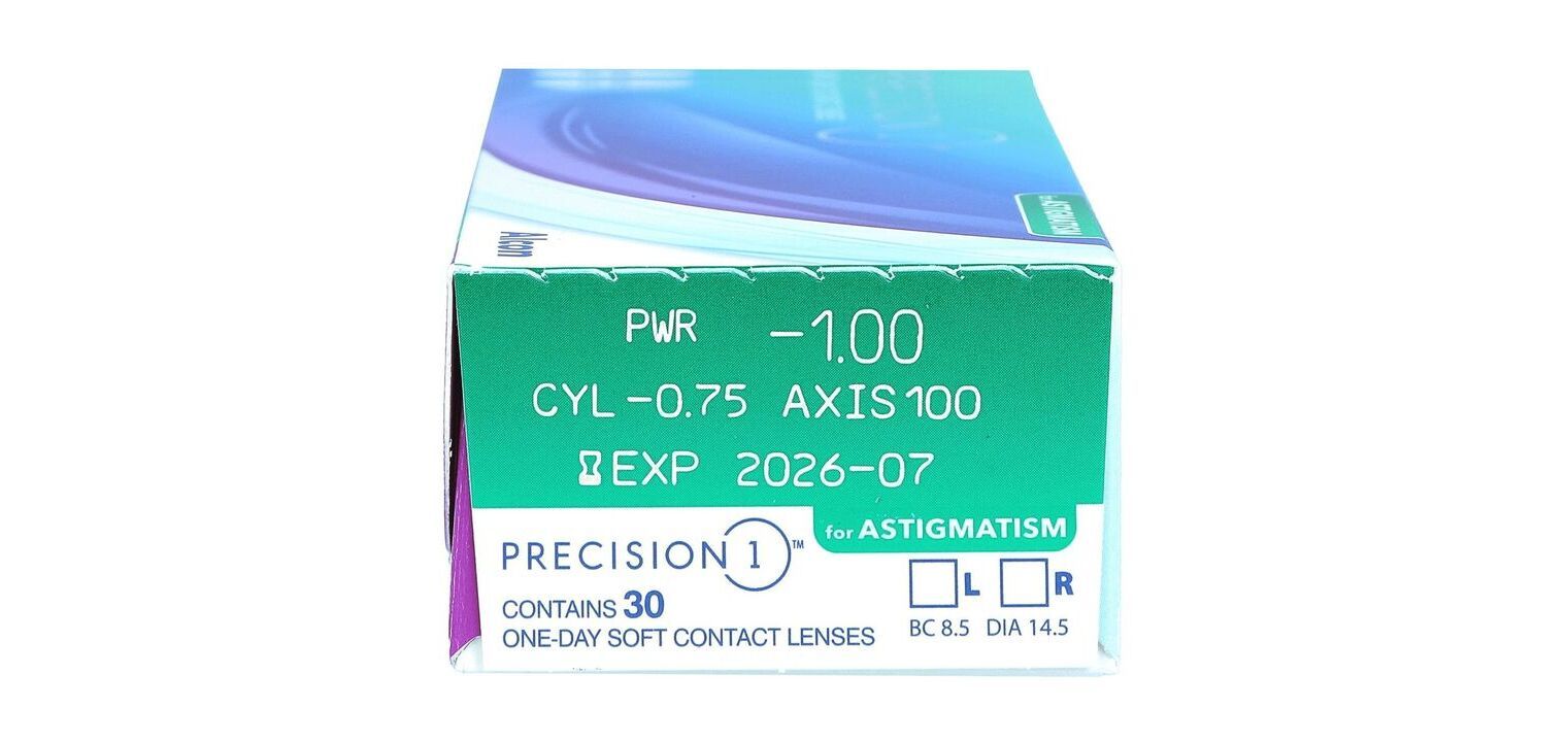 Lenti a contatto Precision Precision1 for Astigmatism