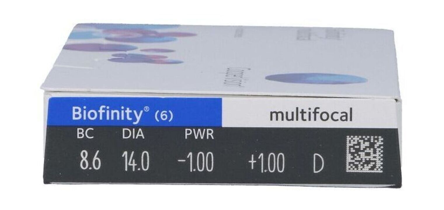 Lentilles de contact Biofinity Biofinity Multifocal D McOptic