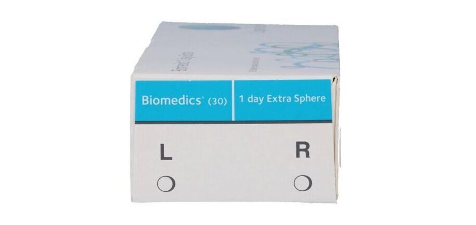 Biomedics 1 Day Extra - 30er Schachtel - Tageslinsen
