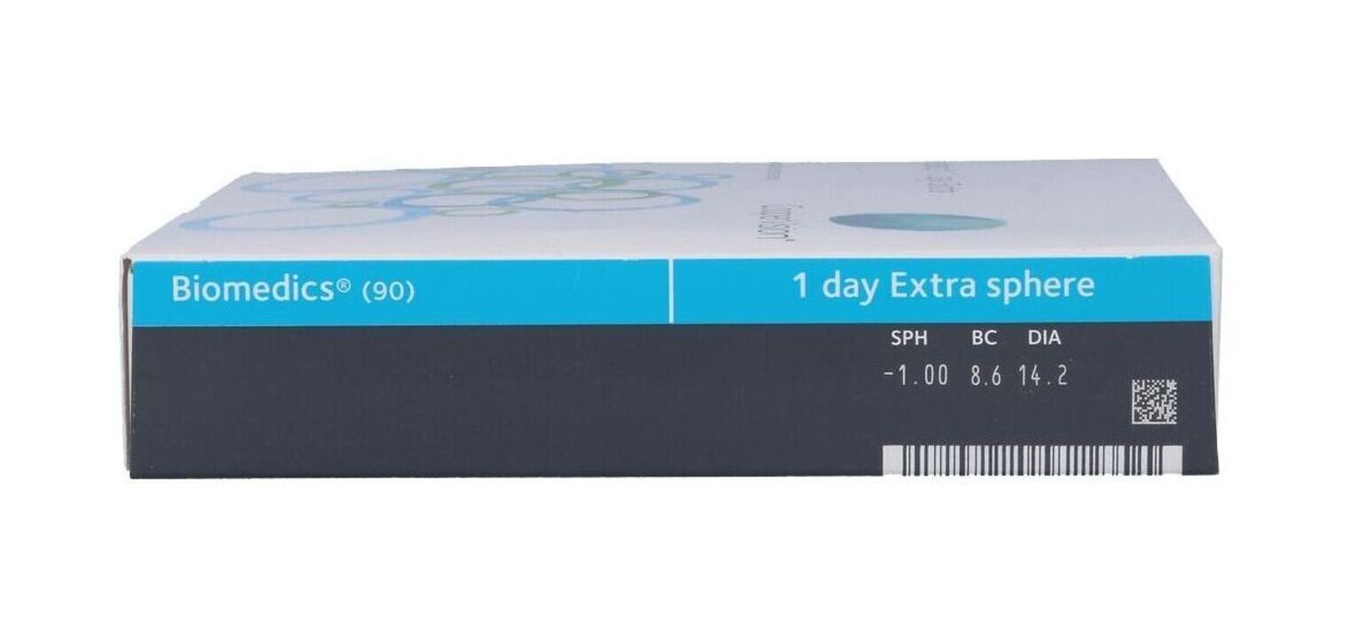 Biomedics 1 Day Extra - 90er Schachtel - Tageslinsen