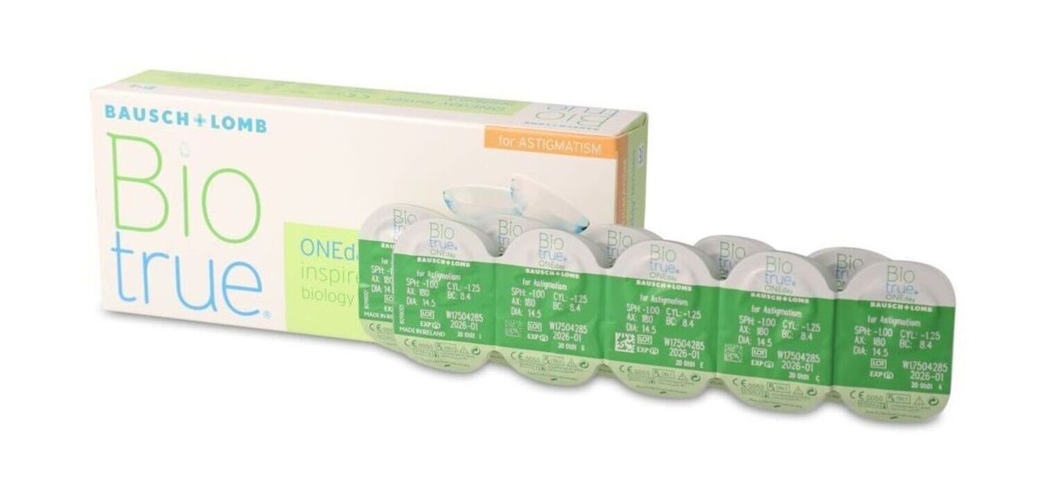 Biotrue ONEday Astigmatism - 30er Schachtel - Tageslinsen