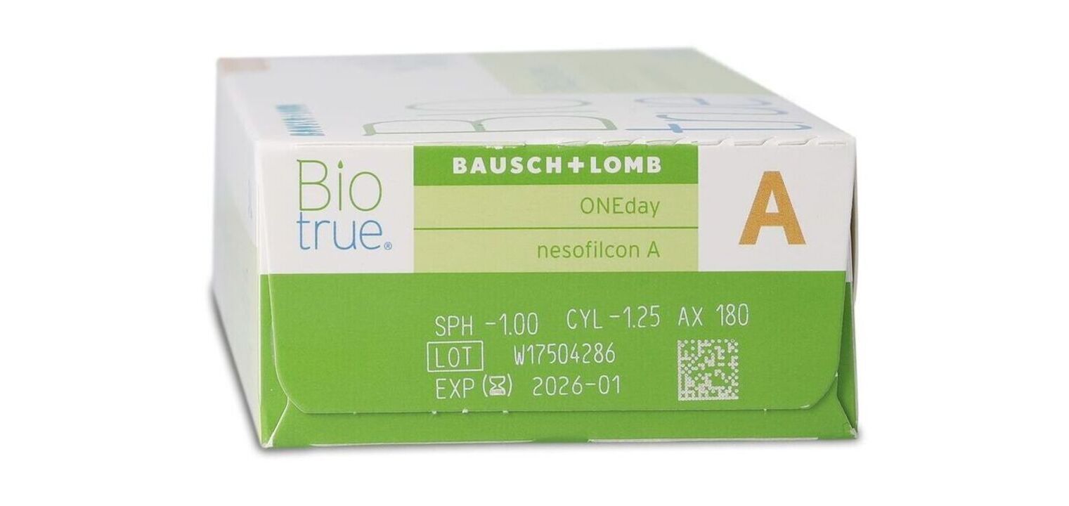 Biotrue ONEday Astigmatism - 30er Schachtel - Tageslinsen