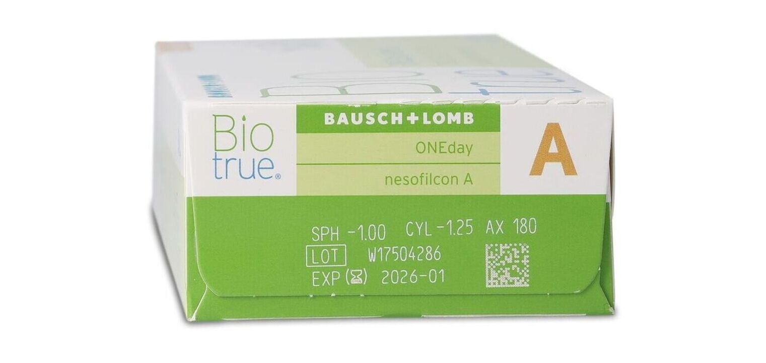 Lentilles de contact Biotrue Biotrue ONEday Astigmatism