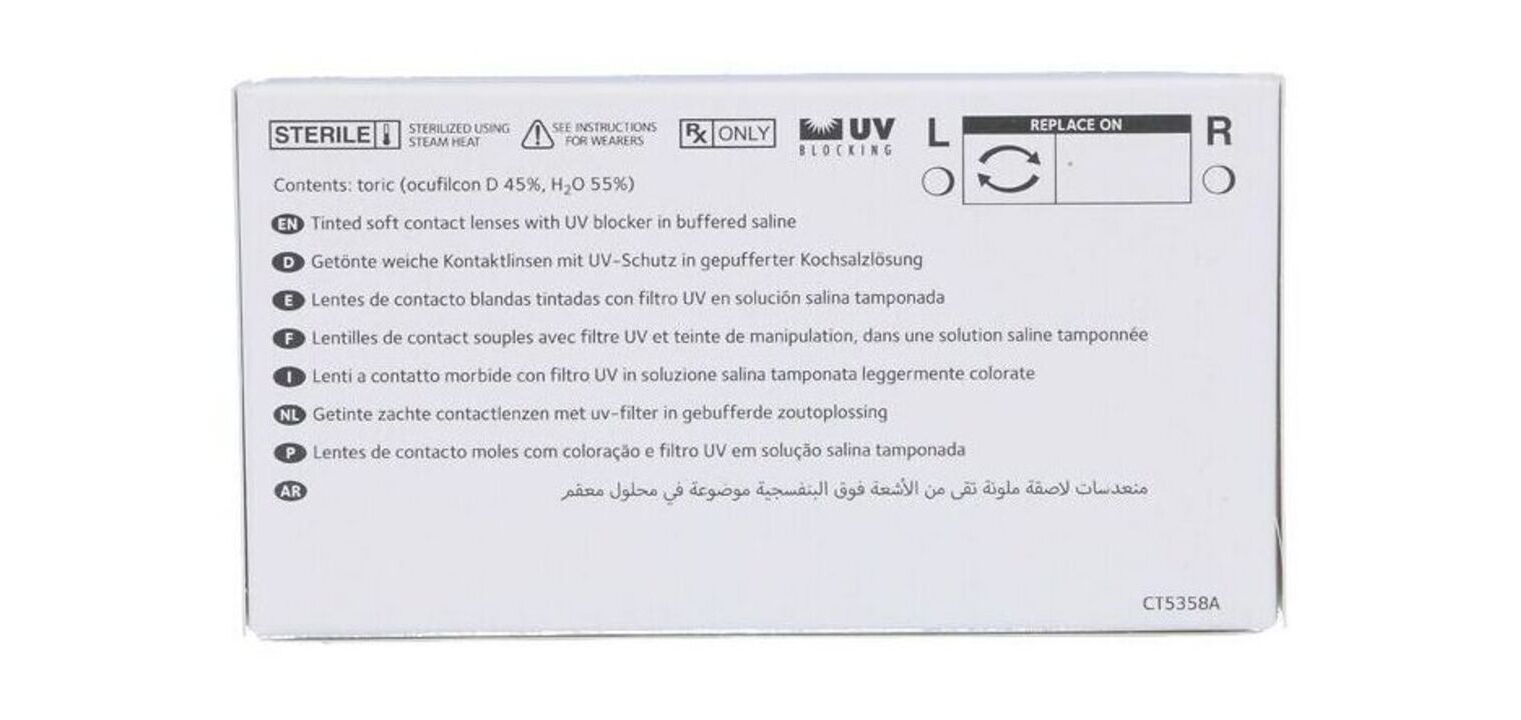 Biomedics toric - 6er Schachtel - Monatslinsen