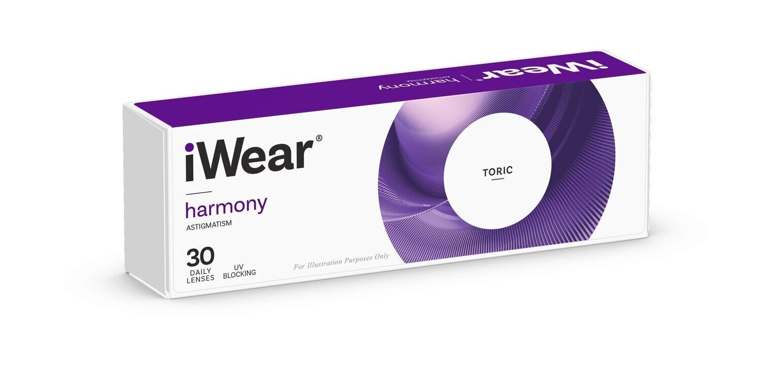 iWear Harmony Astigmatism - 30er Schachtel - Tageslinsen