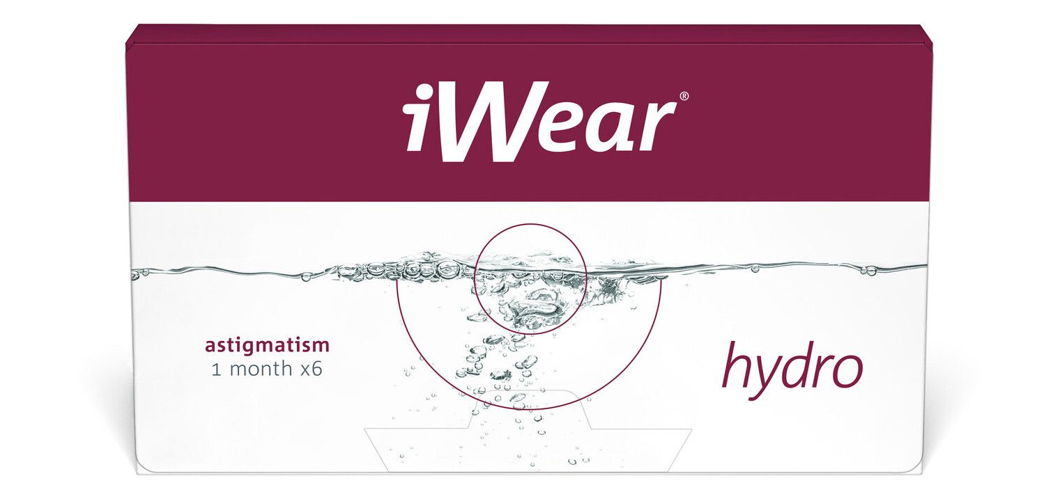 iWear Hydro Astigmatism - 6er Schachtel - Monatslinsen