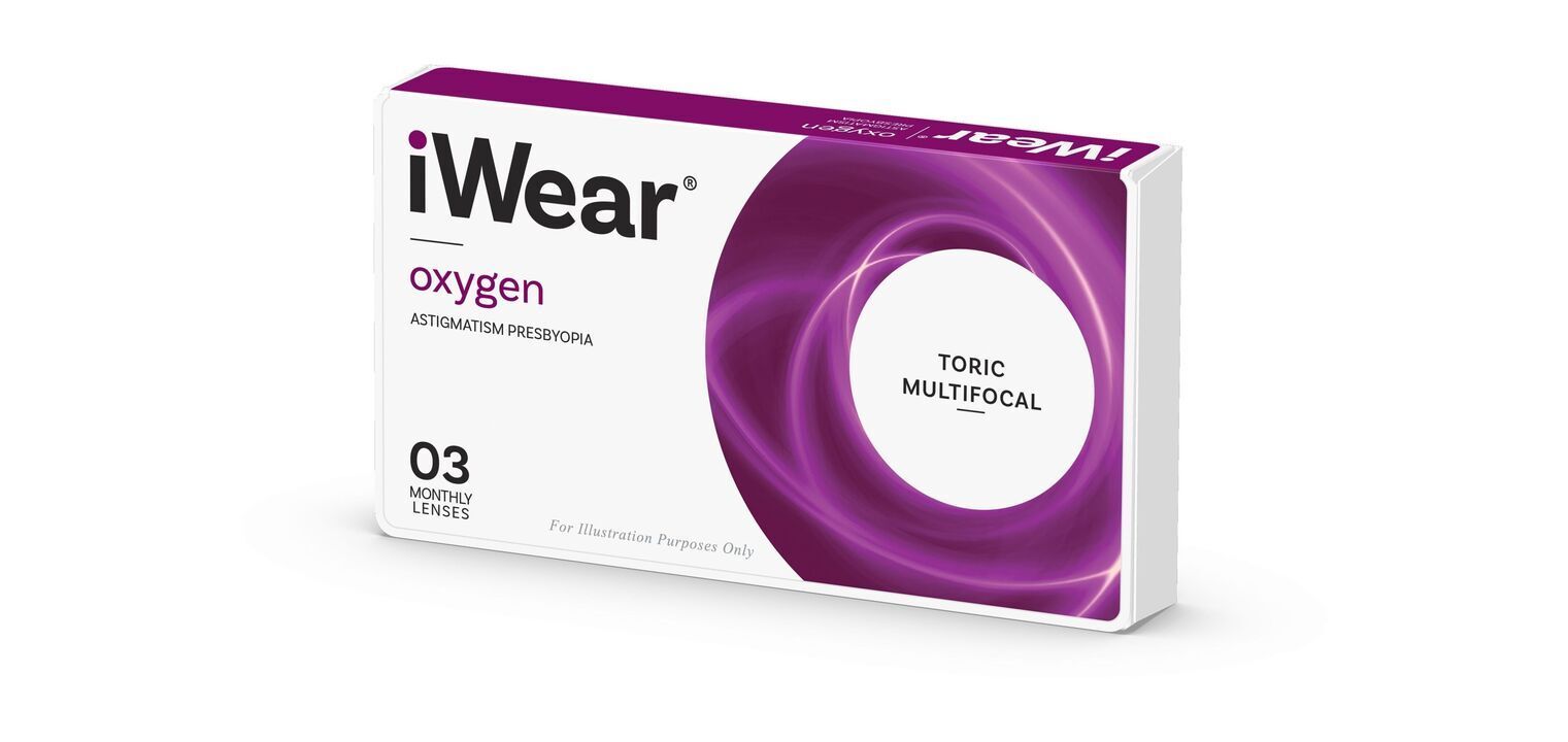 iWear Oxygen Astigmatism Presbyopia N - 3er Schachtel - Monatslinsen