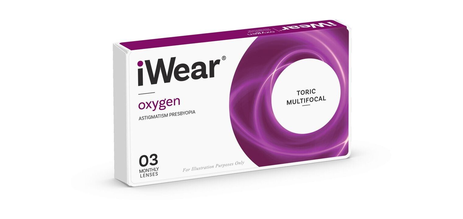 iWear Oxygen Astigmatism Presbyopia N - 3er Schachtel - Monatslinsen