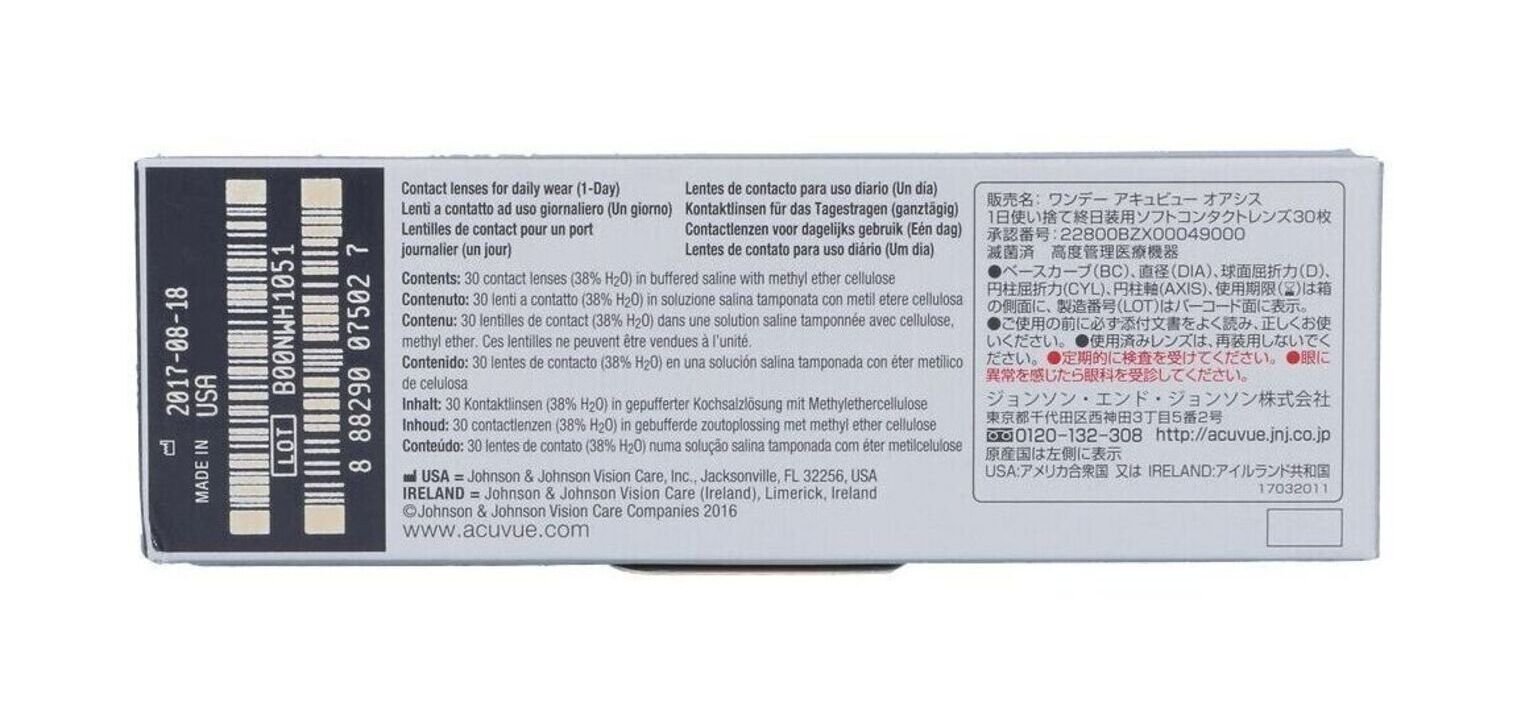 Acuvue Oasys 1-Day for Astigmatism - 30er Schachtel - Tageslinsen