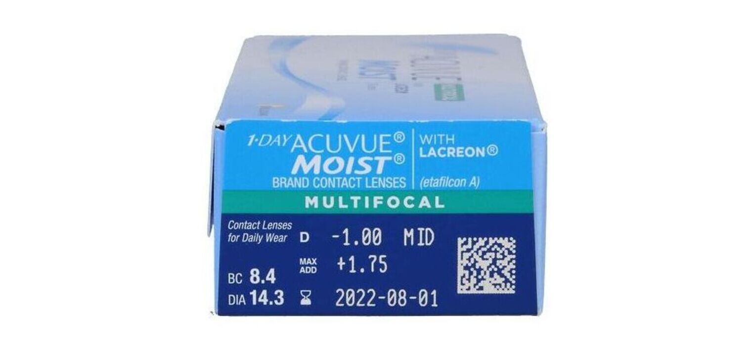 Lentilles de contact Acuvue 1 Day Acuvue Moist Multifocal