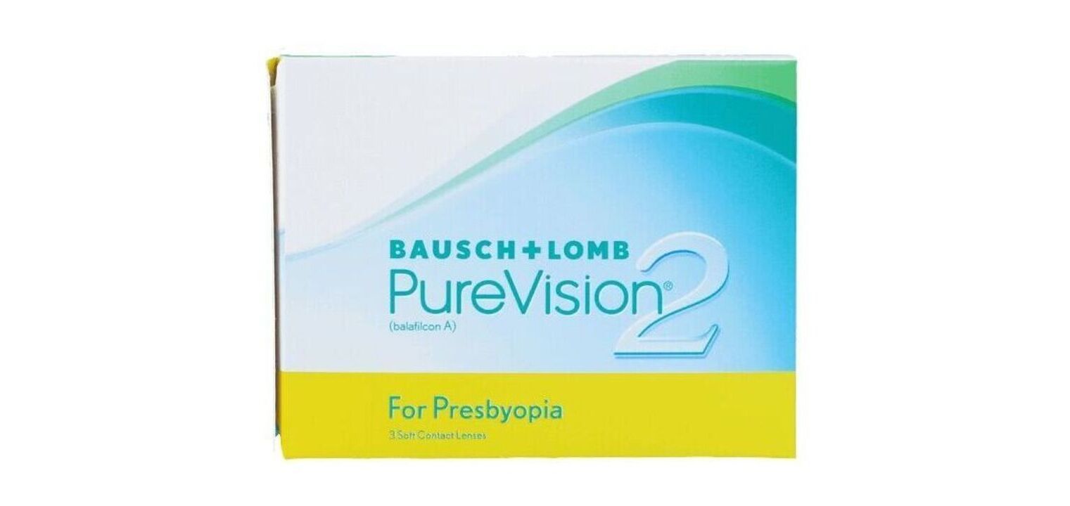 PureVision2 For Presbyopia - 3er Schachtel - Monatslinsen