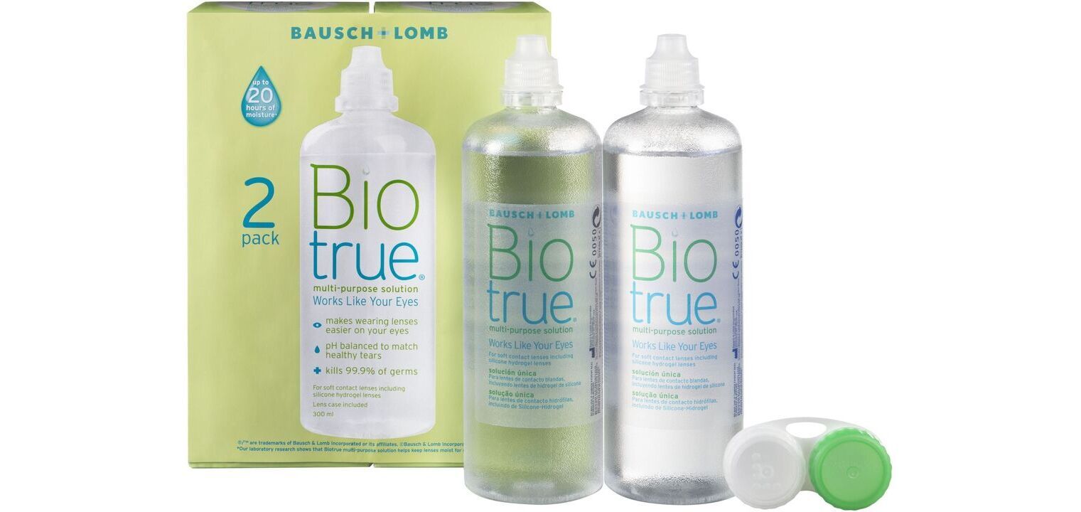 Produits d'entretien Biotrue 2x300 ml