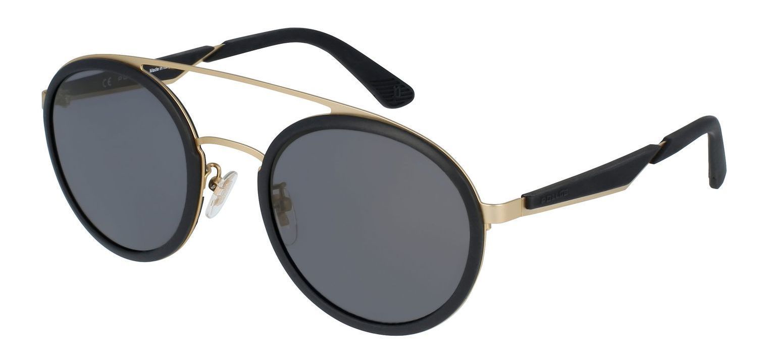 Lunettes de soleil Homme Police SPL874 Ronde Noir