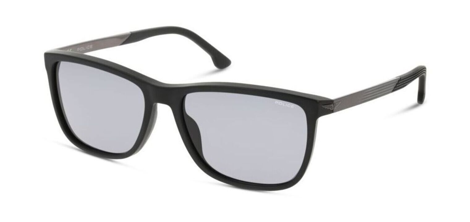 Lunettes de soleil Homme Police SPLC35 Rectangle Noir McOptic