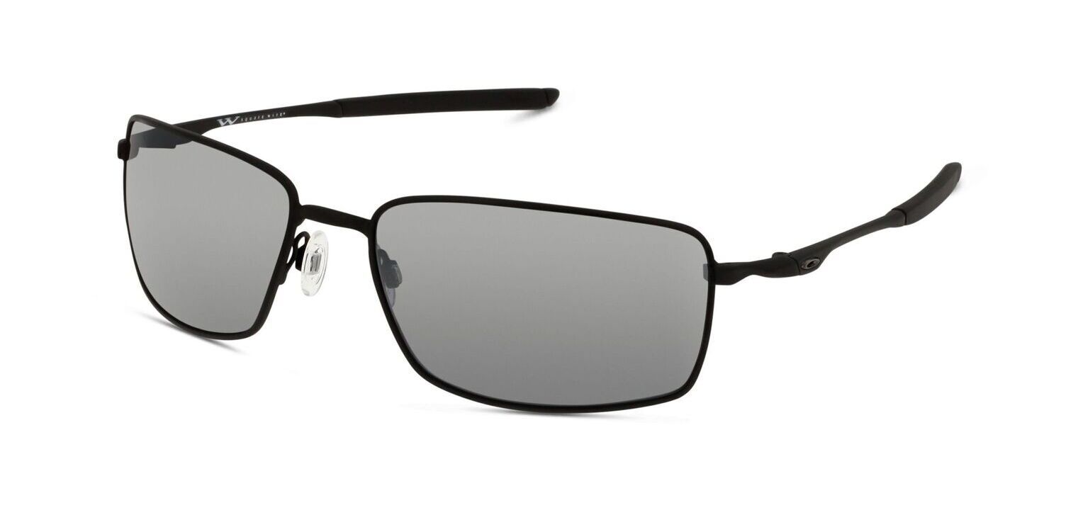 Lunettes de soleil Homme Oakley OO4075 Rectangle Noir mat