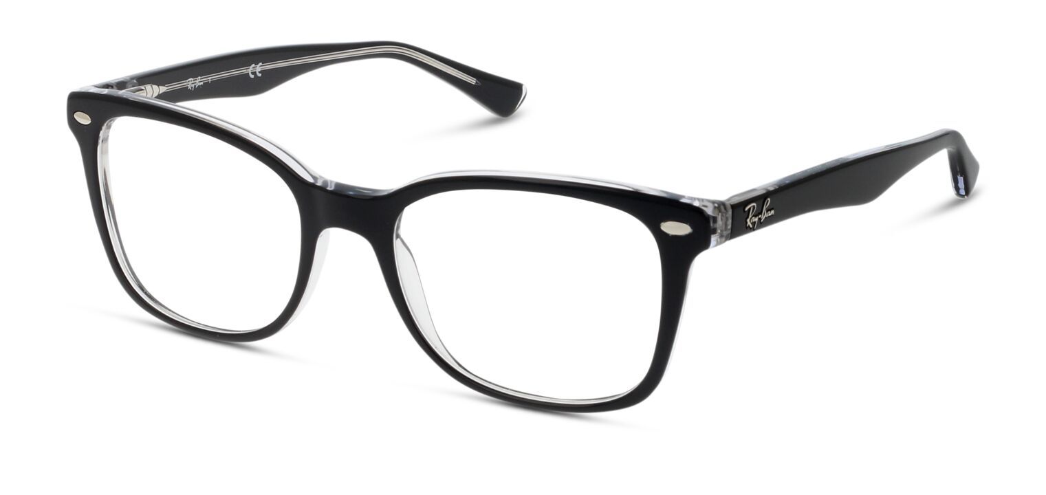 Lunettes de vue Femme Ray-Ban 0RX5285 Rectangle Noir