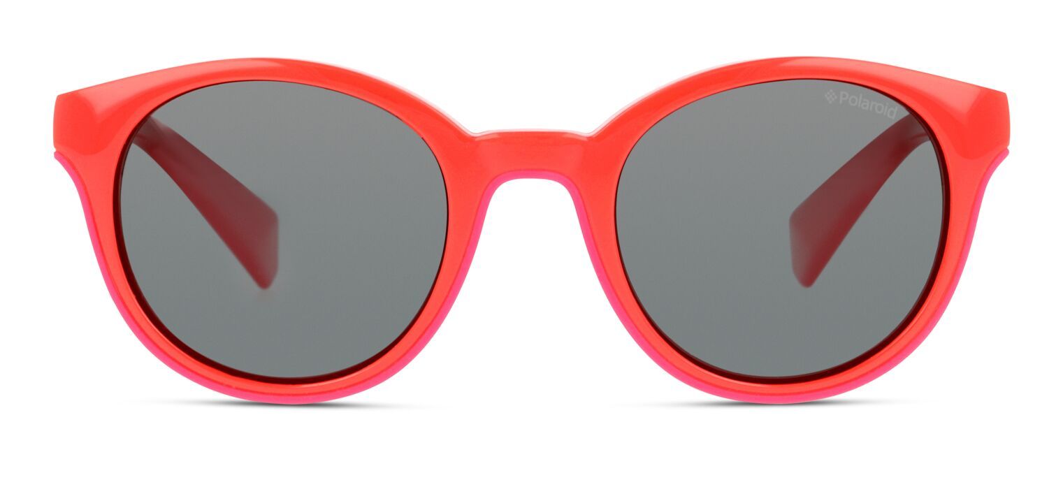 Occhiali da sole Polaroid Kids Rotonda PLD 8036/S Rosso da Bambino