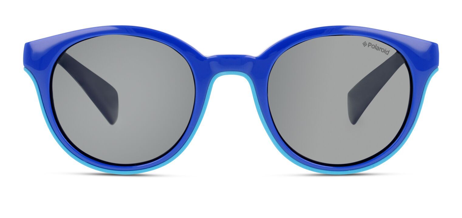 Lunettes de soleil Polaroid Kids Ronde PLD 8036/S Bleu pour Enfant