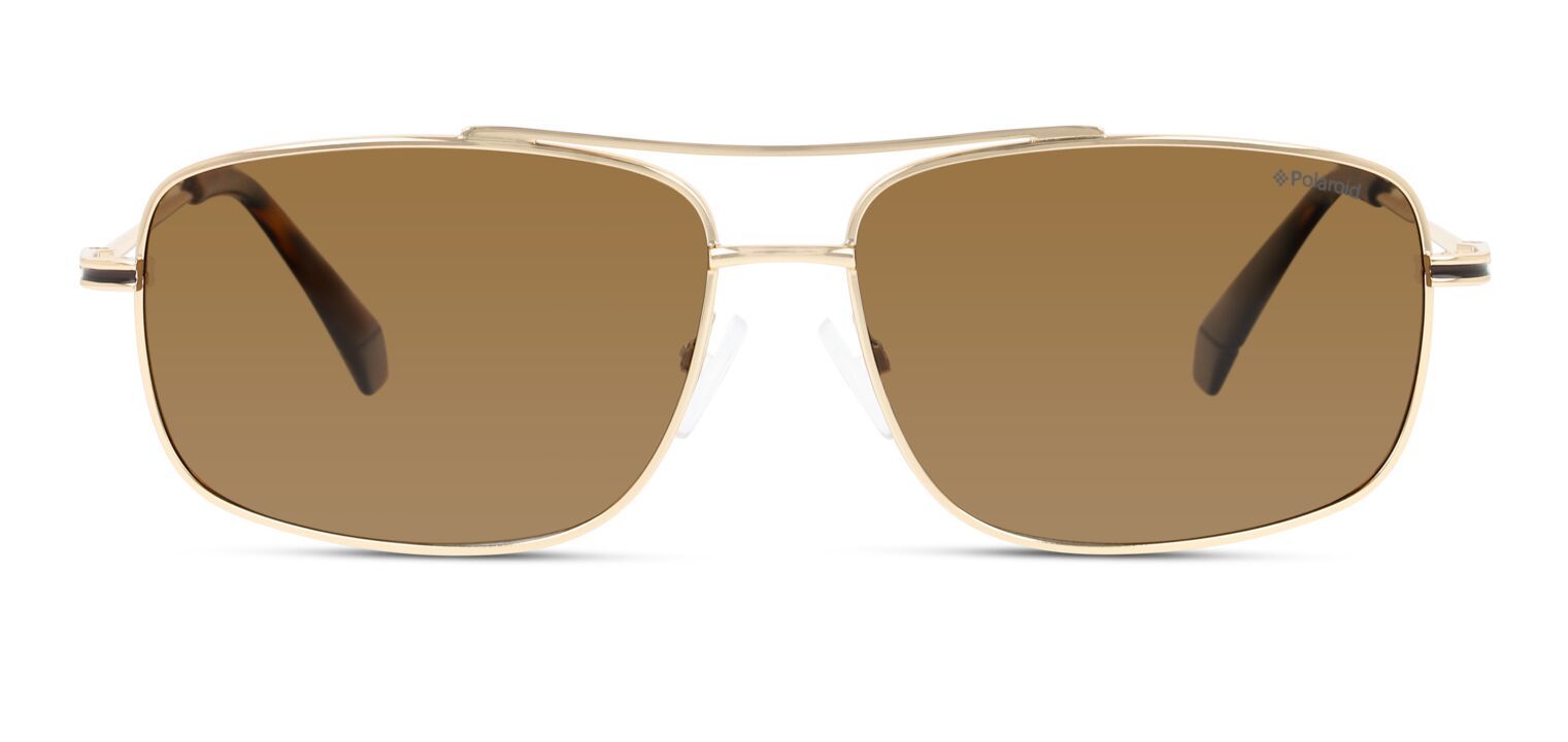 Polaroid Rechteckig Sonnenbrillen PLD 6107/S/X Gold für Herren