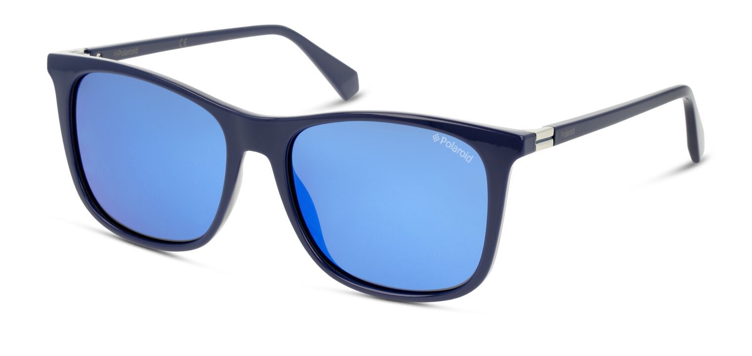 Polaroid Rechteckig Sonnenbrillen PLD 6103/S/X Blau für Herren