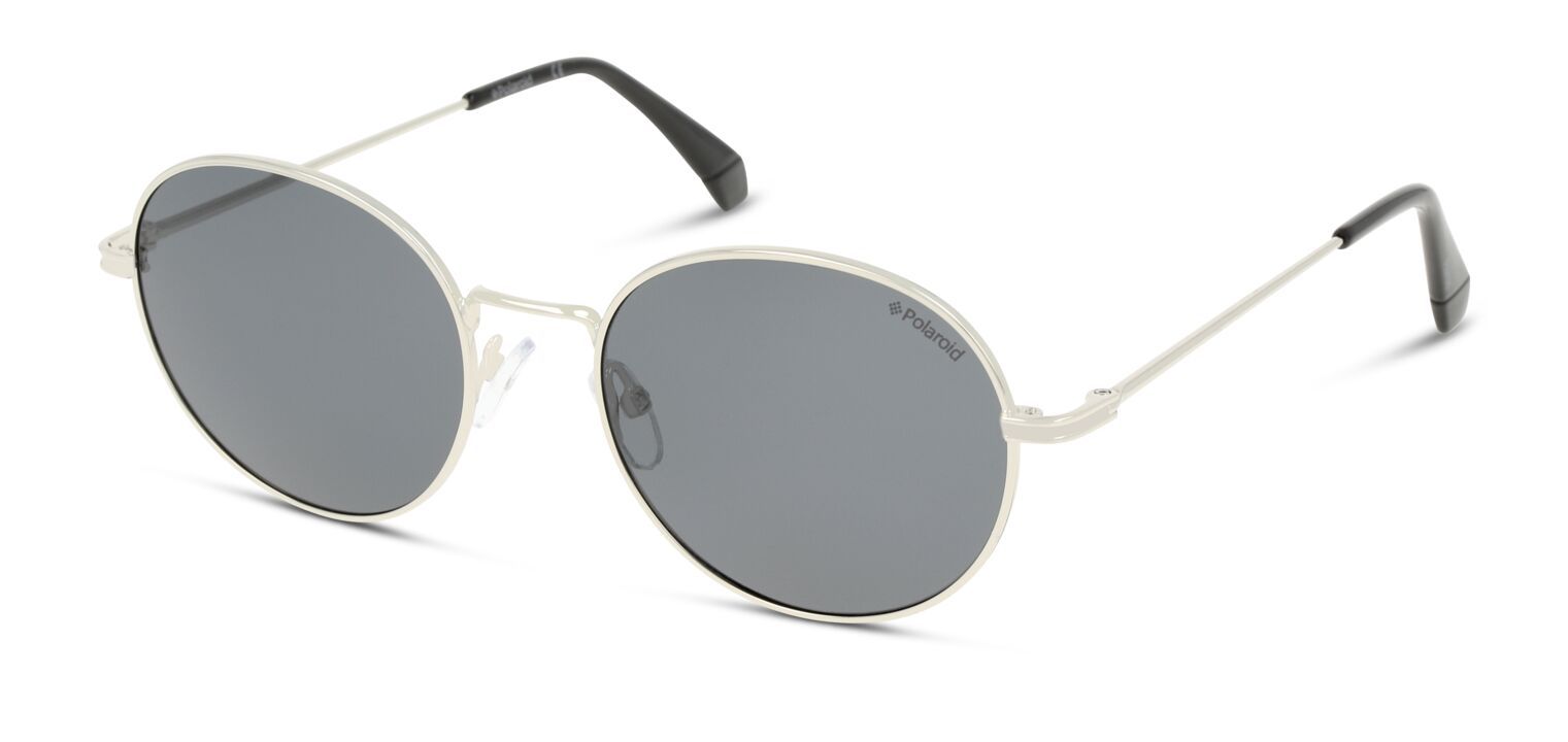 Polaroid Rund Sonnenbrillen PLD 6105/S/X Sillber für Damen/Herren