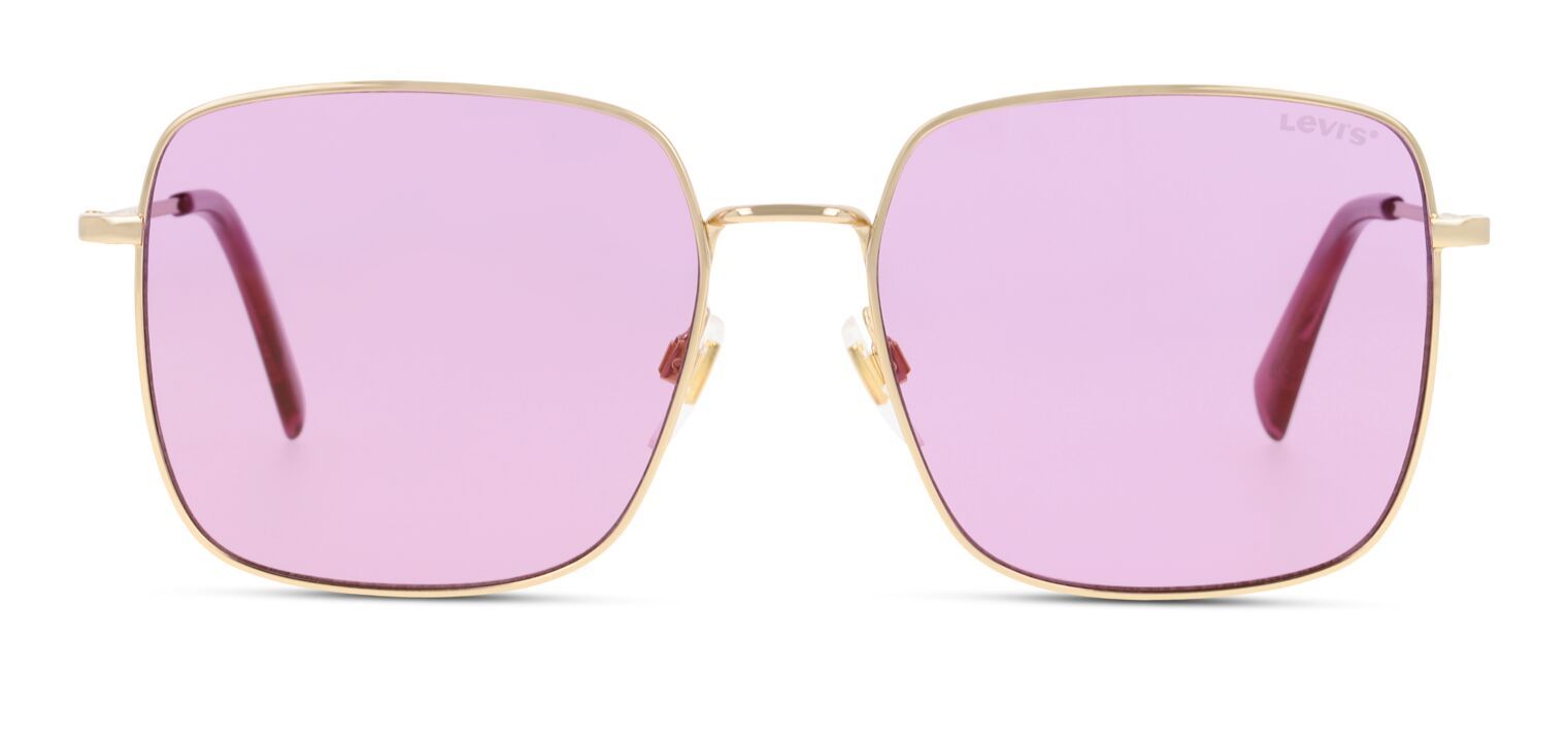 Occhiali da sole Donna Levis LV 1007/S Rettangolari Oro McOptic