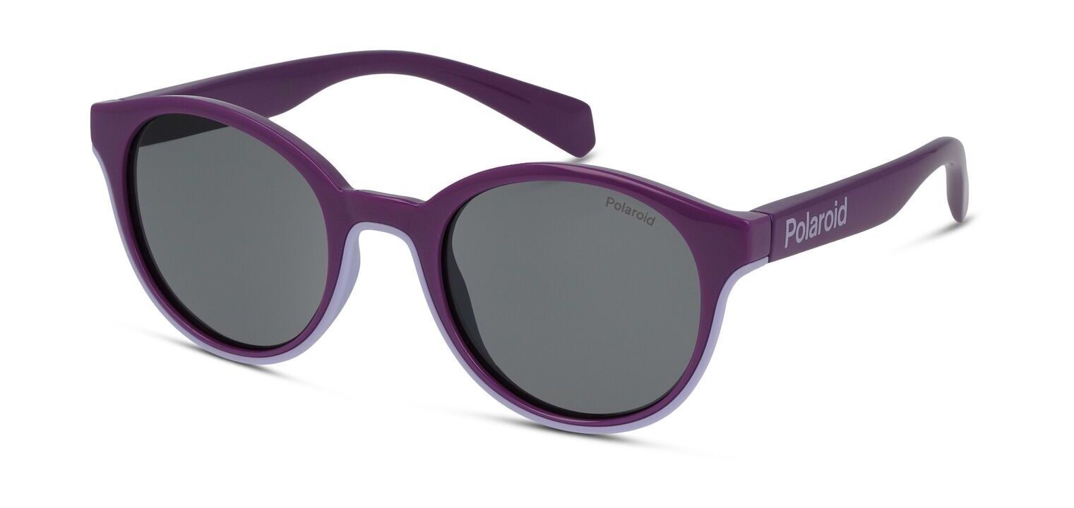 Occhiali da sole Bambino Polaroid Kids PLD 8040/S Rotonda Viola McOptic