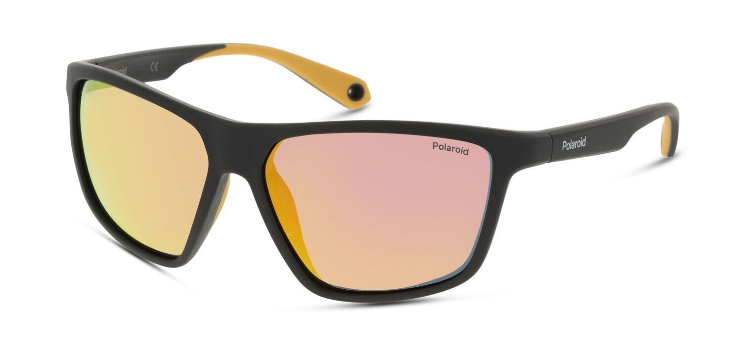 Polaroid Kids Rund Sonnenbrillen PLD 8048/S Blau für Kinder