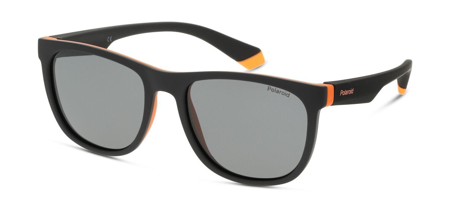 Polaroid Kids Sonnenbrillen Kind PLD 8049/S Rechteckig Schwarz McOptic