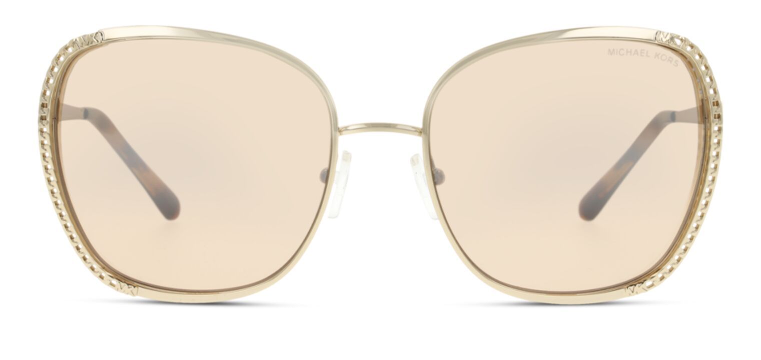 Occhiali da sole Donna Michael Kors 0MK1090 Rettangolari Oro McOptic