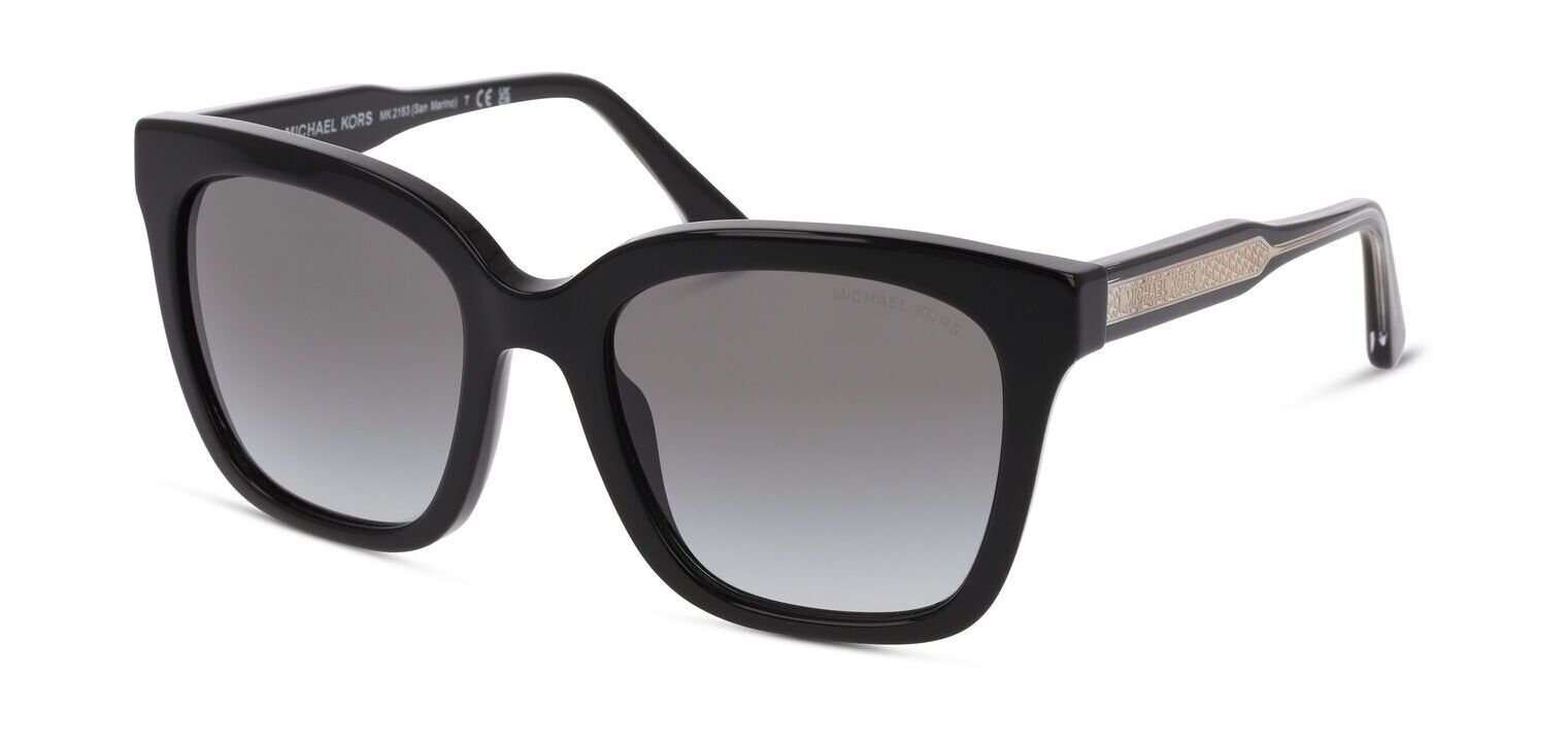 Lunettes de soleil Femme Michael Kors 0MK2163 Rectangle Noir