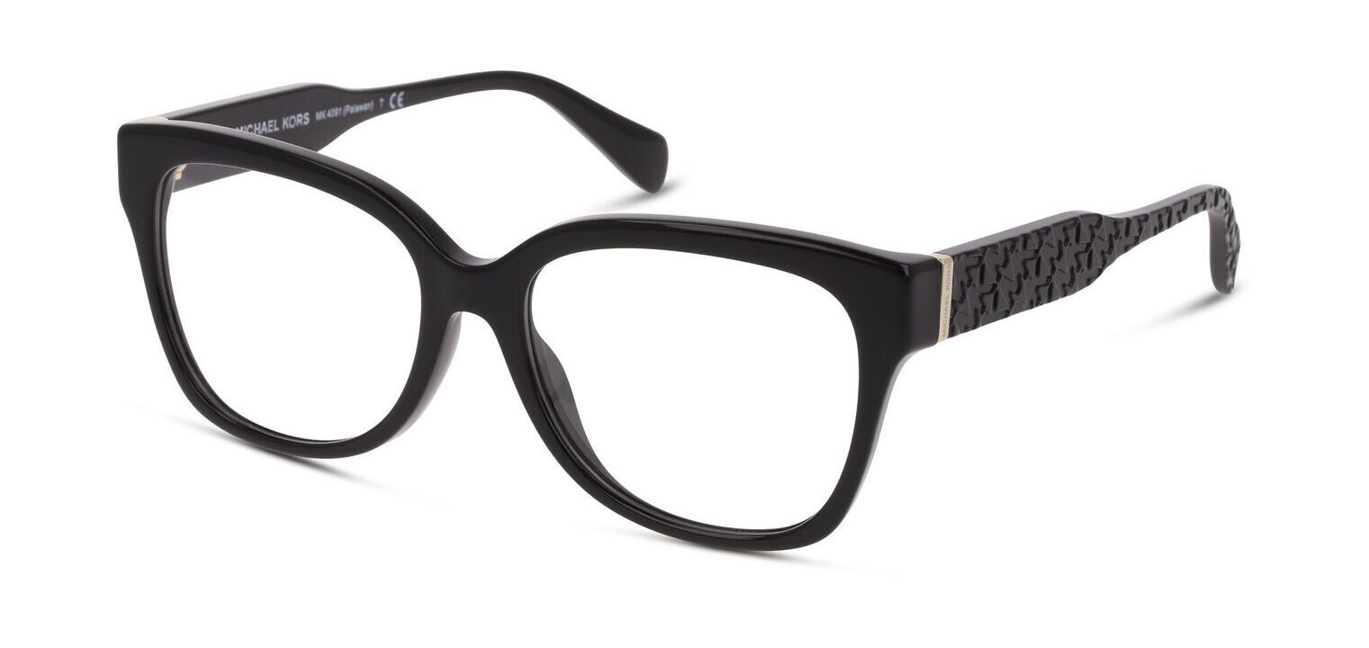 Lunettes de vue Femme Michael Kors 0MK4091 Rectangle Noir