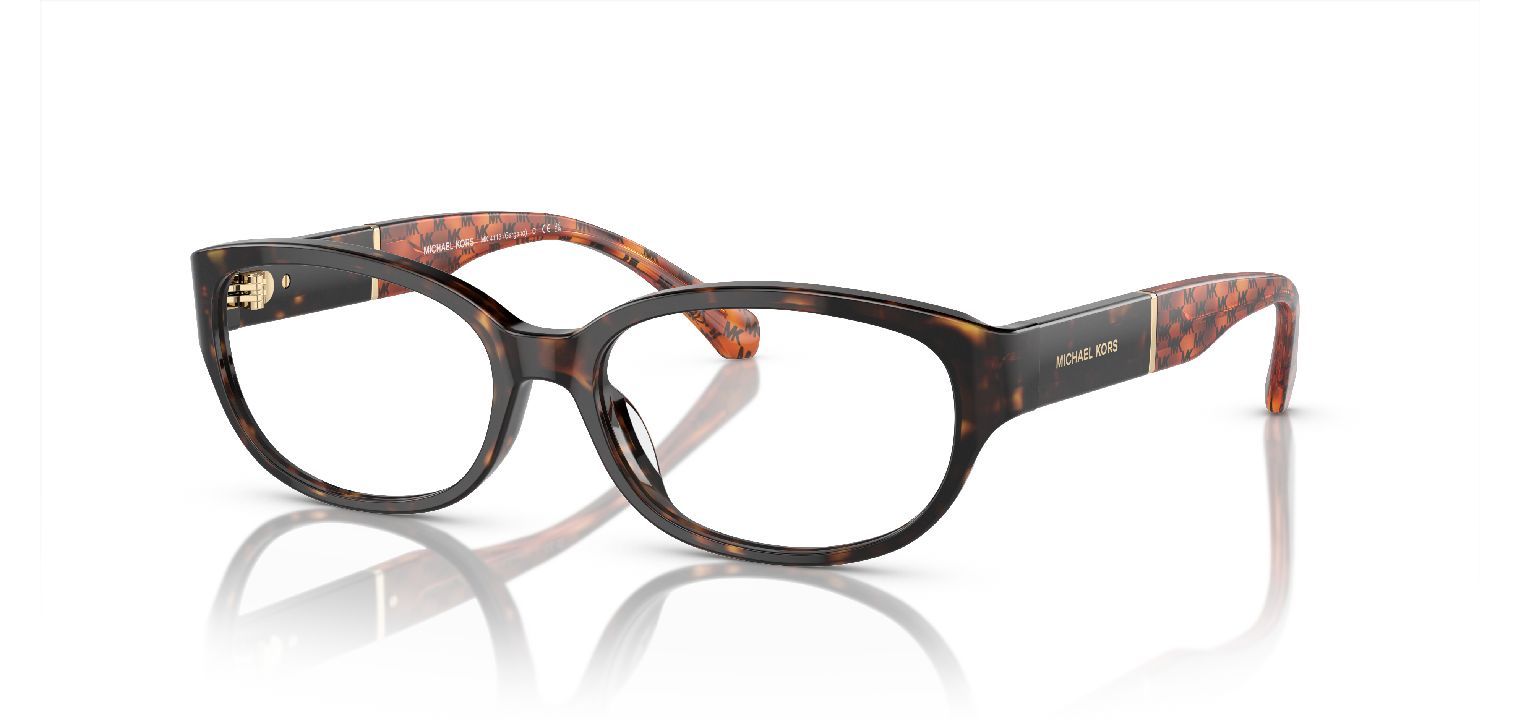 Lunettes de vue Michael Kors Ovale 0MK4113 Ecaille pour Femme McOptic