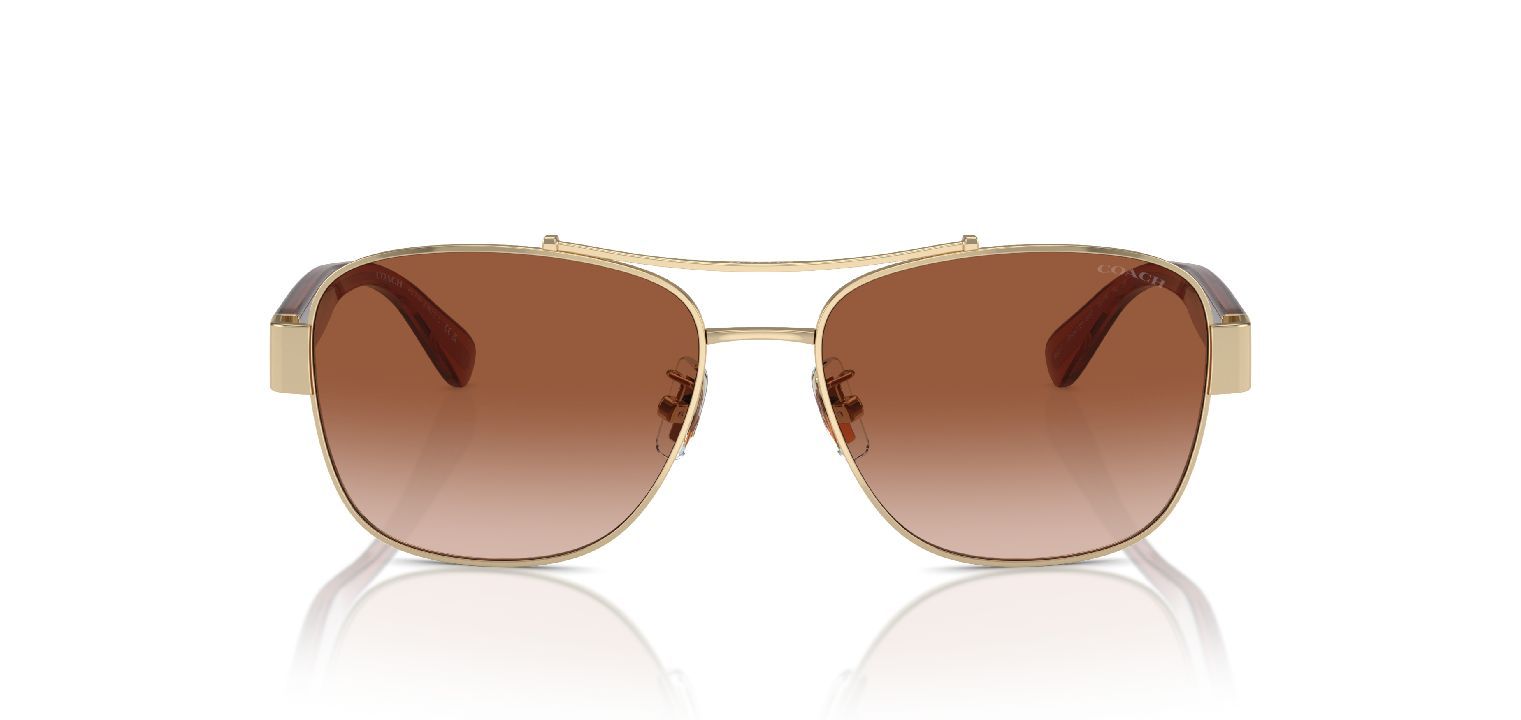 Coach Aviator Sonnenbrillen 0HC7161 Gold für Damen