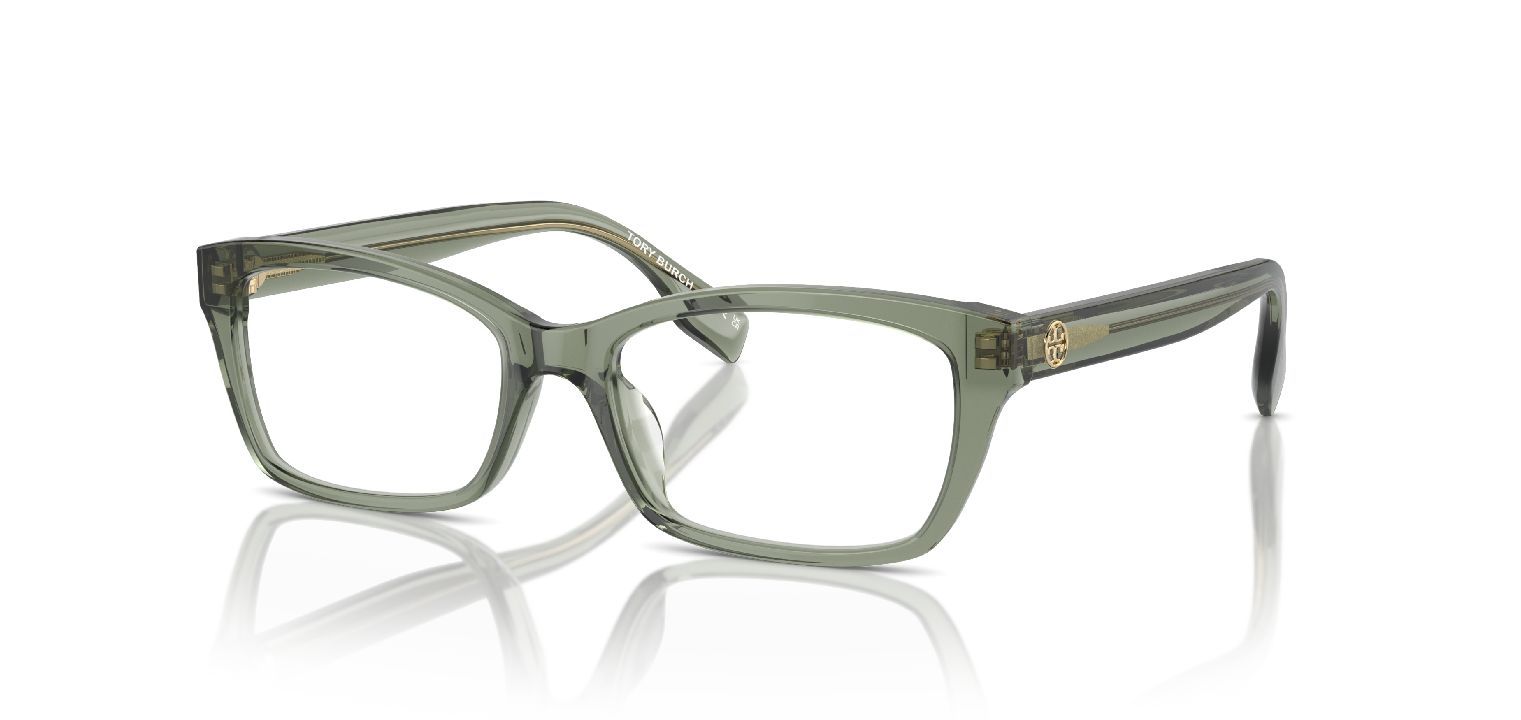 Occhiali da vista Tory Burch Rettangolari 0TY2144U Verde da Donna