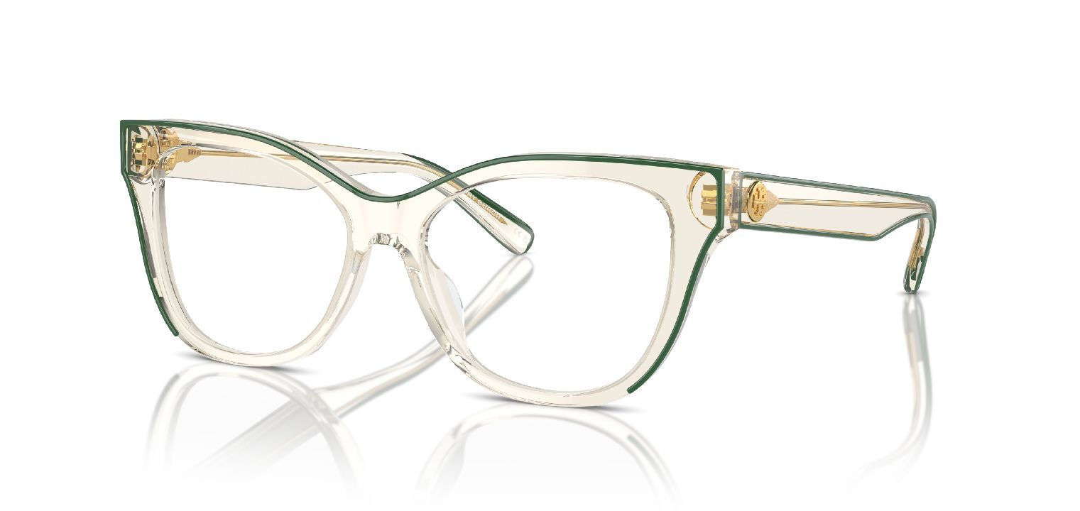 Tory Burch Schmetterling Brillen 0TY2147U Gelb für Damen