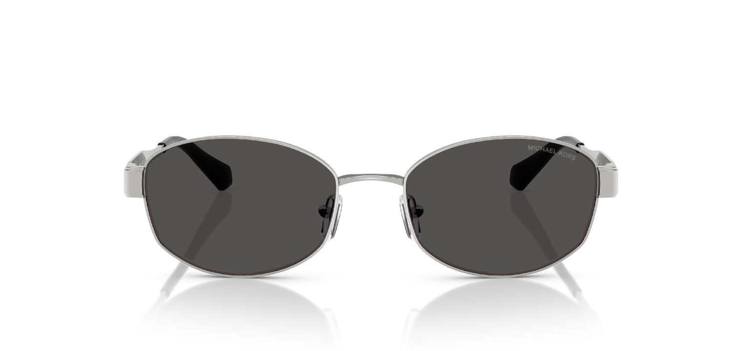 Michael Kors Oval Sonnenbrillen 0MK1161 Sillber für Damen