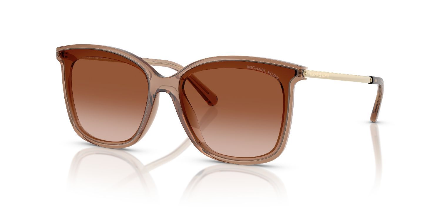 Lunettes de soleil Michael Kors Carre 0MK2079U Marron pour Femme McOptic