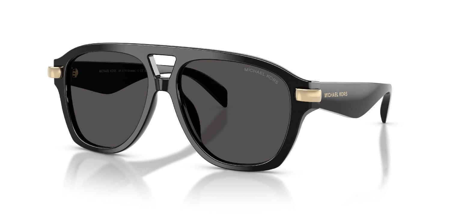 Lunettes de soleil Michael Kors Aviator 0MK2277U Noir pour Femme