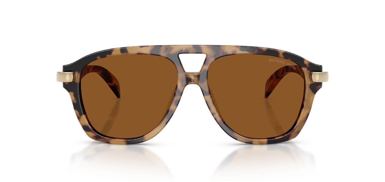 Occhiali da sole Michael Kors Aviator 0MK2277U Havana da Donna