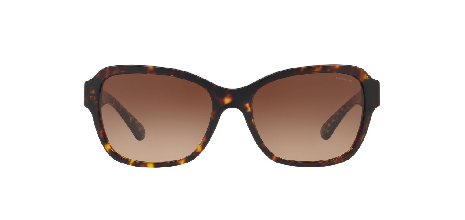 Coach Rechteckig Sonnenbrillen 0HC8232 Schwarz für Damen
