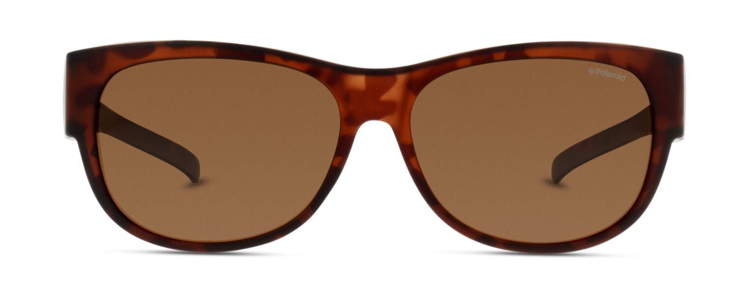 Polaroid Rechteckig Sonnenbrillen PLD 9004/S Havana für Damen/Herren