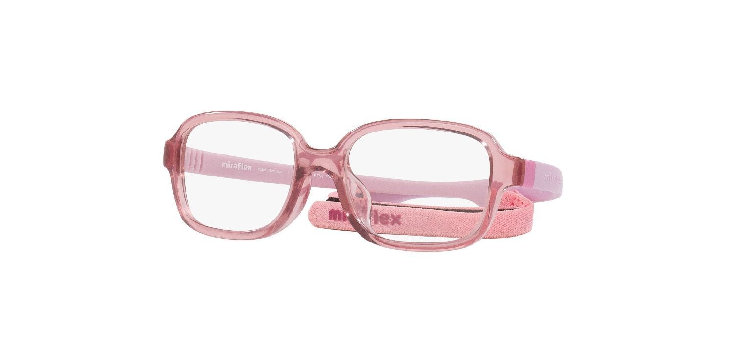 Lunettes de vue Miraflex Rectangle 0MF4026 Rose pour Enfant
