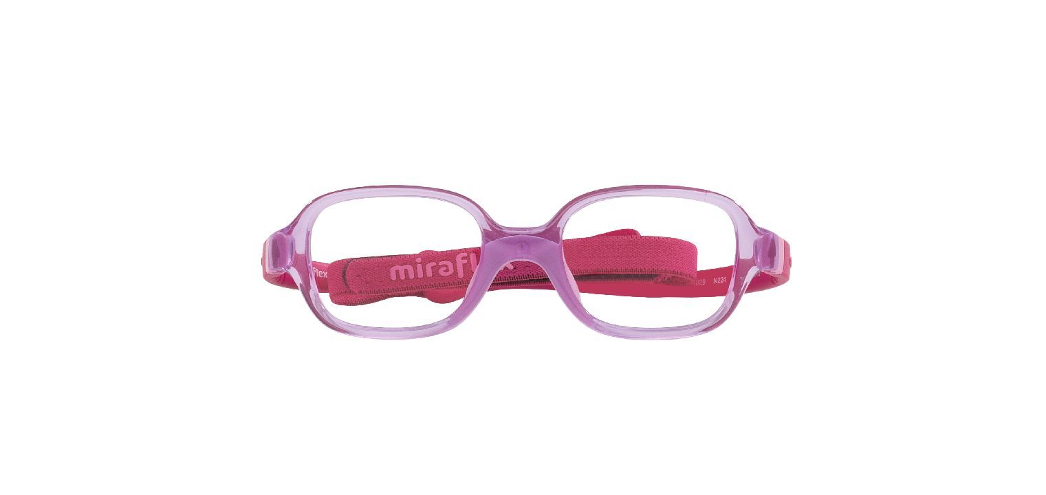 Lunettes de vue Miraflex Rectangle 0MF4029 Rose pour Enfant