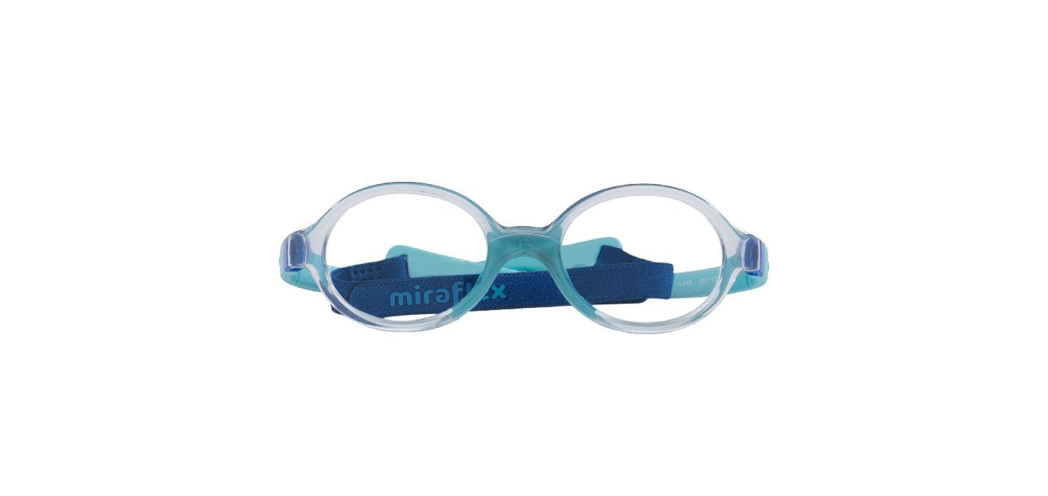 Miraflex Oval Brillen 0MF4033 Blau für Kinder