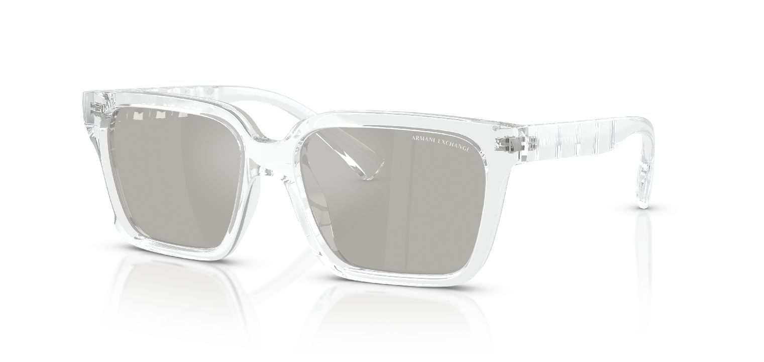 Armani Exchange Quadratisch Sonnenbrillen 0AX4147S Transparent für Herren
