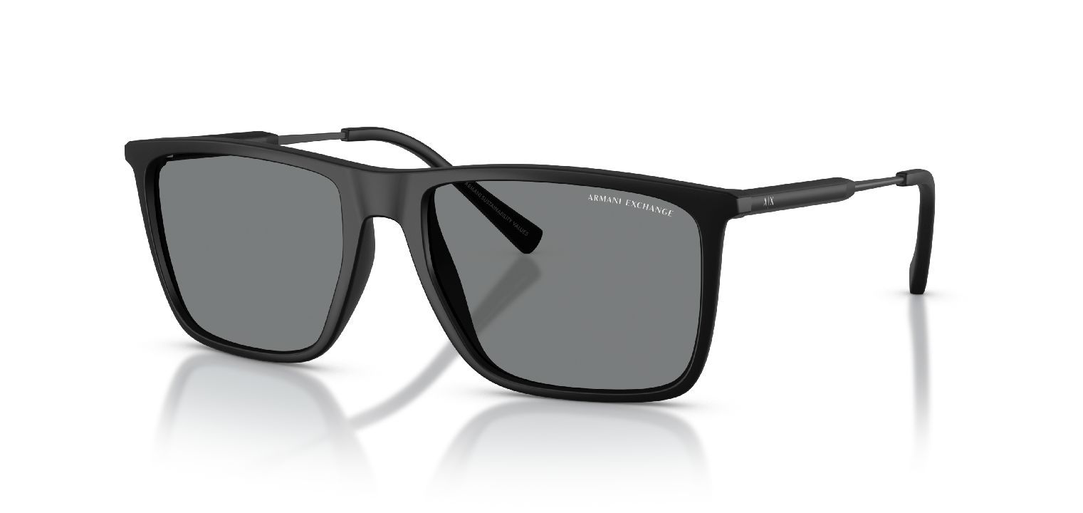Occhiali da sole Armani Exchange Quadrata 0AX4160S Nero da Uomo